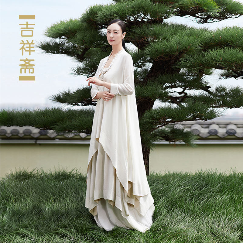 吉祥女装初见外套宽松舒展双纺国风正品礼服民族服装