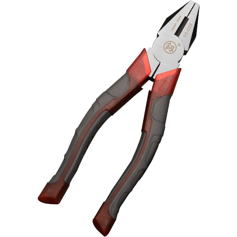 釰日本手钳子6寸钢丝8寸多功能万用家用刚丝钢丝钳