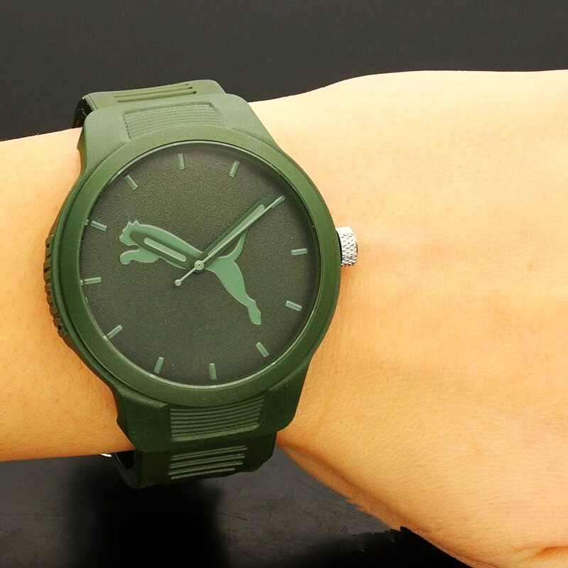 正品彪马运动手表男女pumaresetv2硅胶胶带欧美腕表
