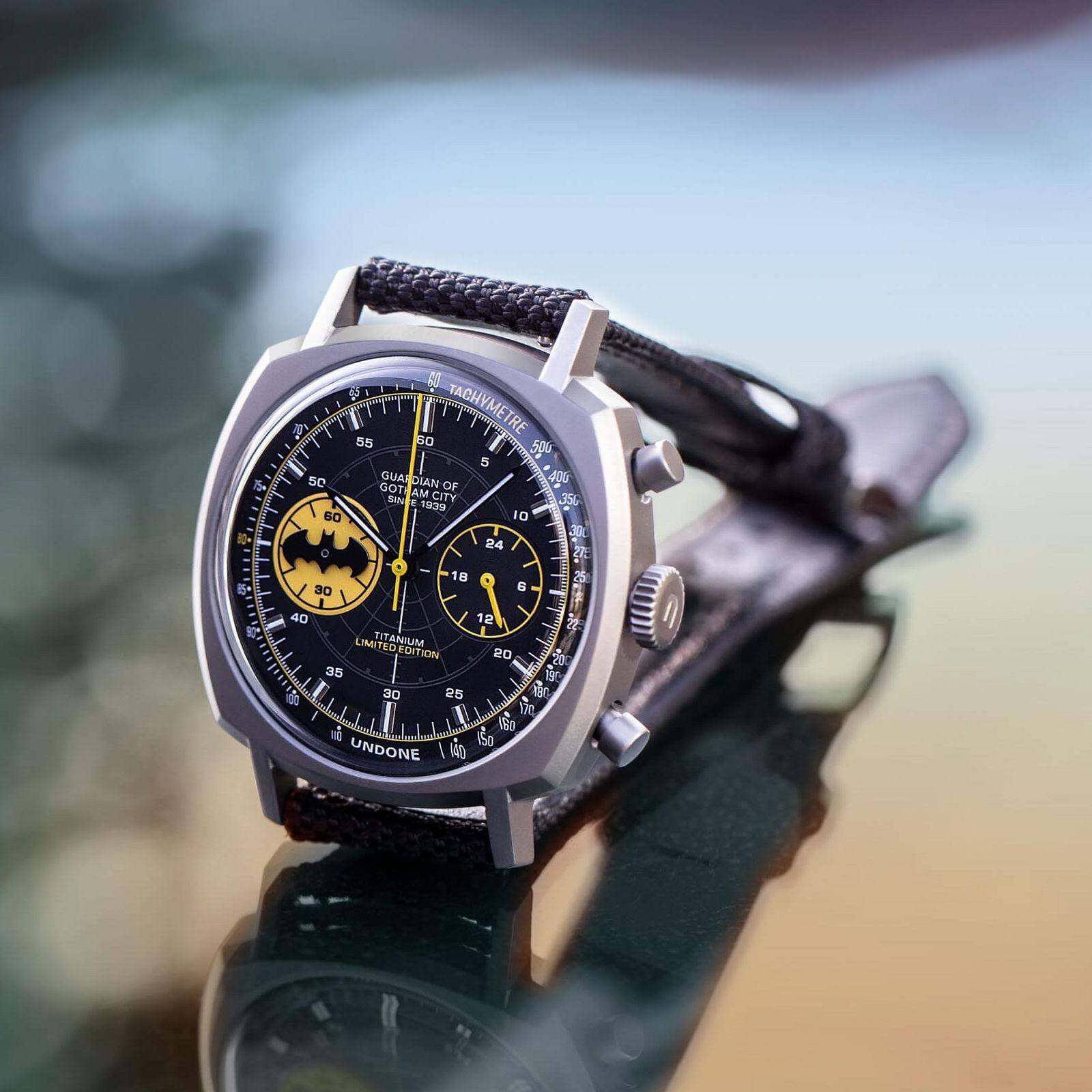 正品undone蝙蝠侠手表80th联名batman纪念款酒桶形欧美腕表