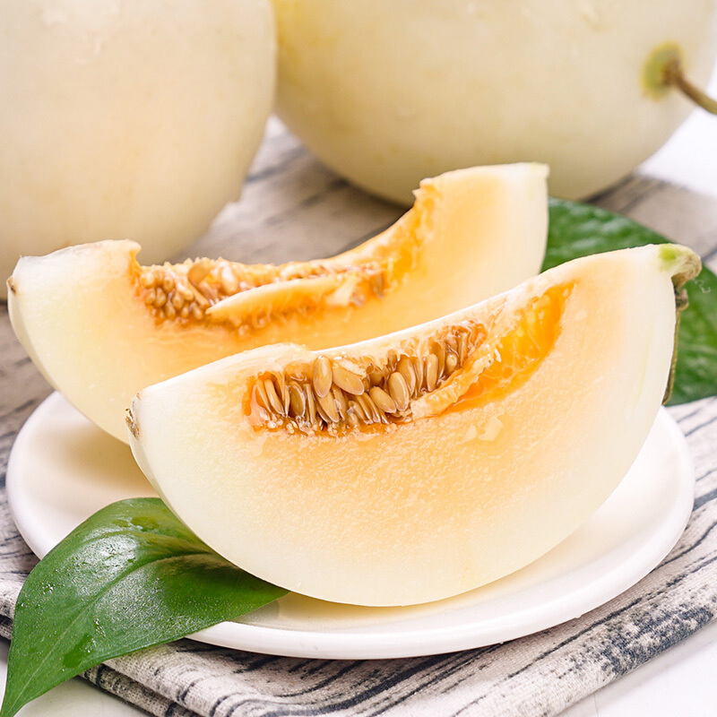 现摘现发山东景甜甜瓜新鲜水果包邮5斤