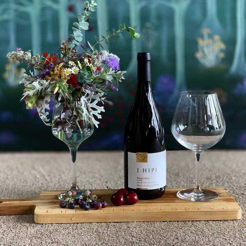新西兰相思黑皮pinotnoir红葡萄酒2019年份干红静态葡萄酒