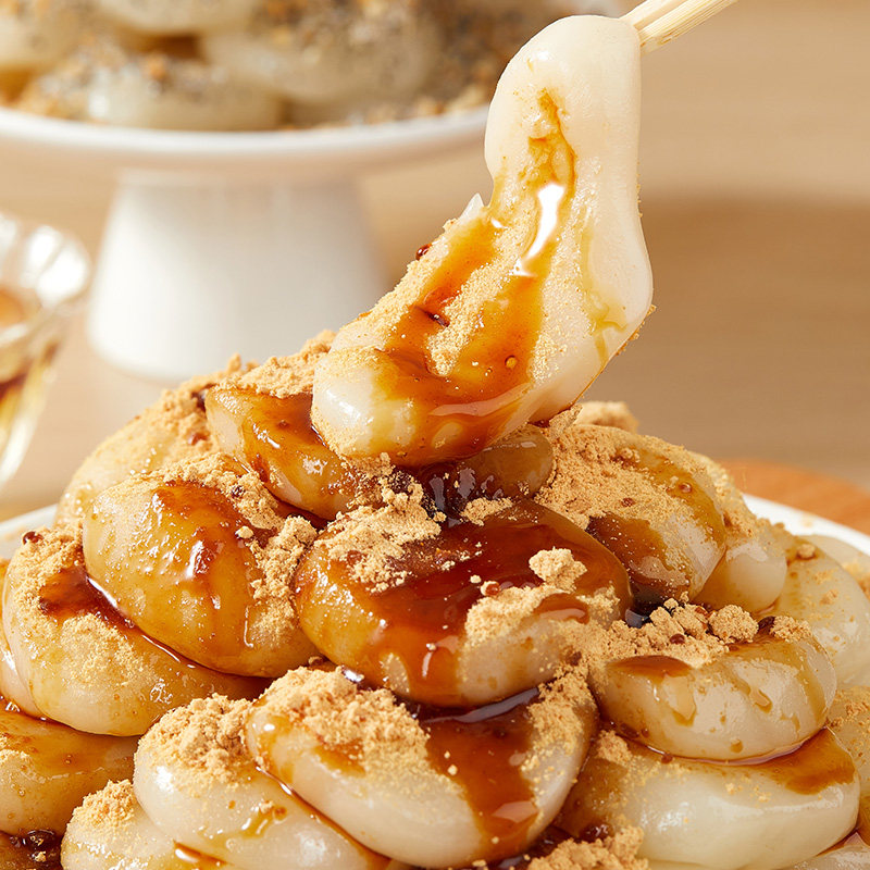 沾粉麻糍红糖开袋即食糍粑福建特产手工年糕年糕