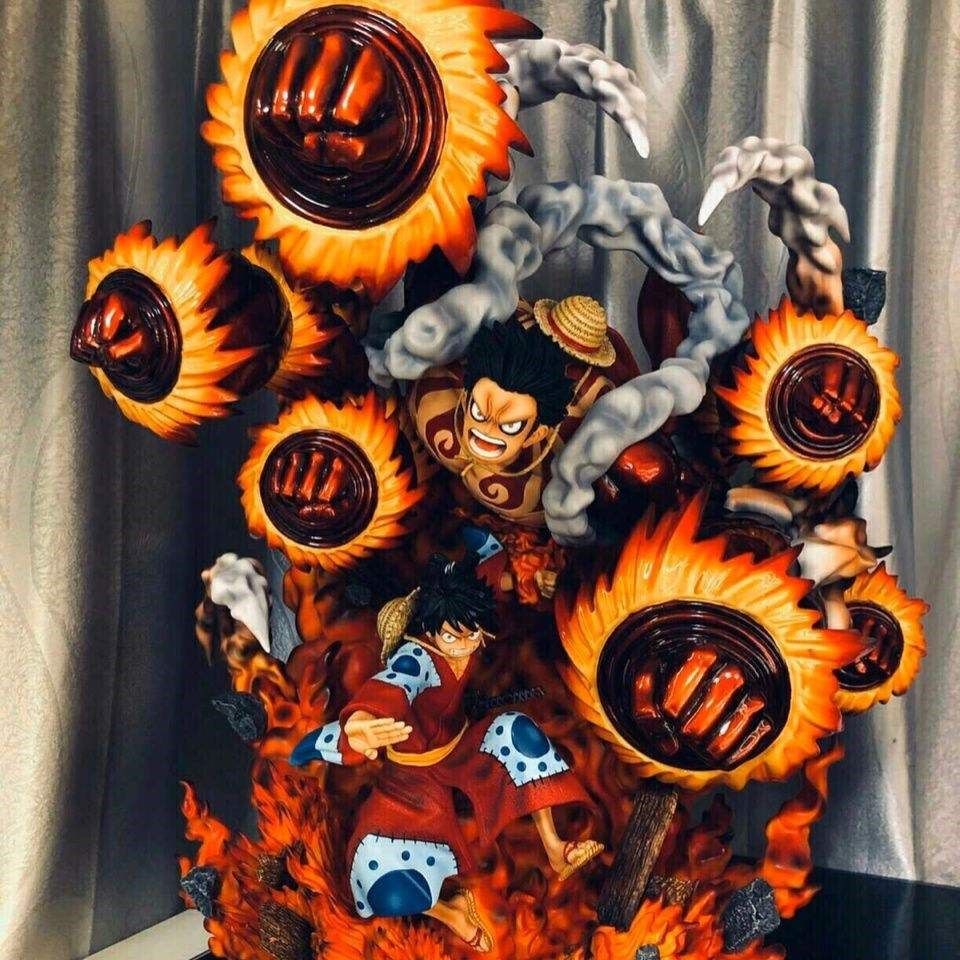 海贼王us路飞四档猿王群鸦炮手办gk雕像摆件其他人偶玩具