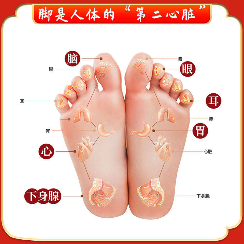 仁和艾草足贴湿气太重养生脚贴足底睡眠贴装艾灸