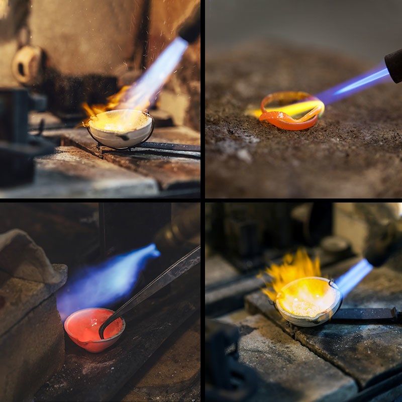 火枪高温验金枪熔金喷枪黄金打金炼金金子首饰喷火枪