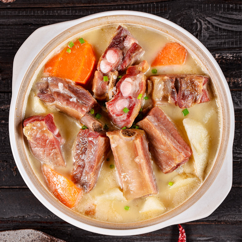 云南特产丽江排骨火锅风干整排扇肋排农家散养腌肉