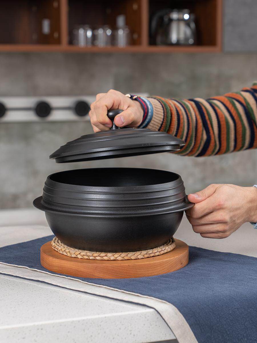 日本fg正宗韩国进口hanhe朝鲜族传统铸铁铁锅炖锅