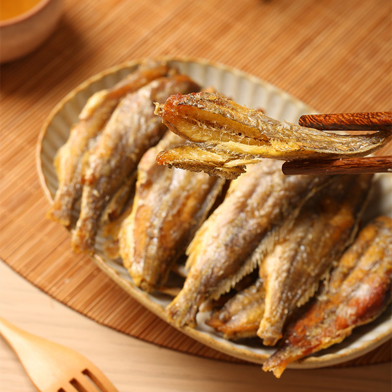 小黄香酥黄花鱼即食香辣黄鱼海味零食海鲜干货即食鱼零食