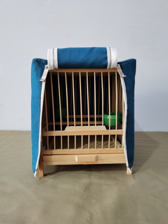 鸟笼小鸟绣眼仰头黄雀阳台虎皮手工专用玄凤鸟笼