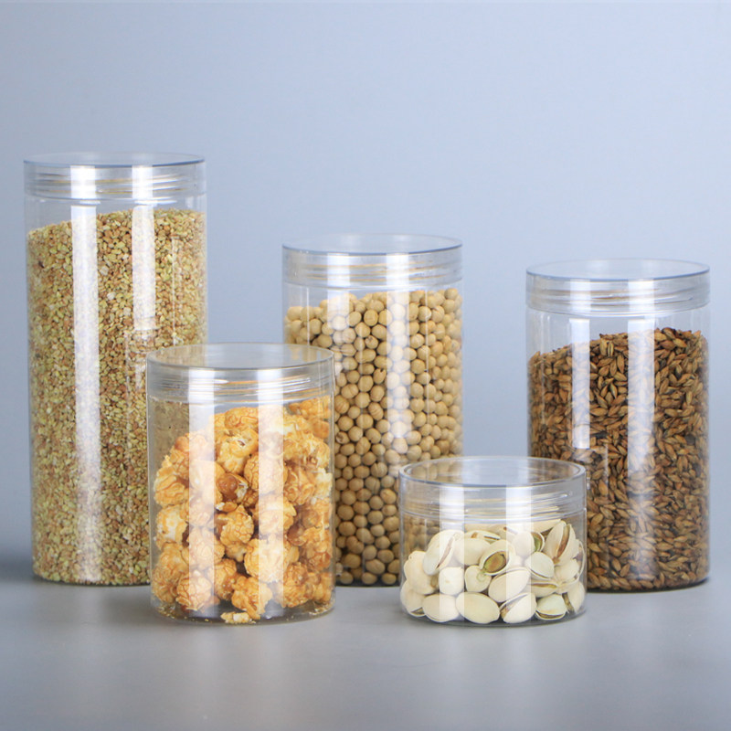 盒子透明密封罐子蜂蜜雪花水晶饼干塑料瓶pet密封罐