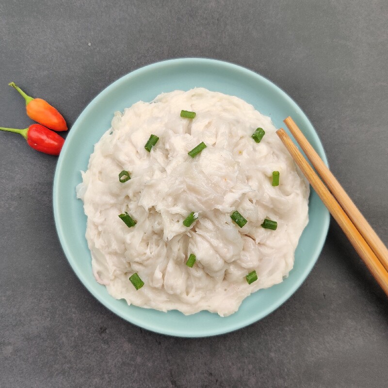 墨鱼滑墨鱼胶冷冻新鲜广东特产小吃半成品商用鱼丸