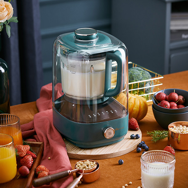 小熊破壁机家用全自动加热隔音多功能免滤熬煮豆浆破壁机