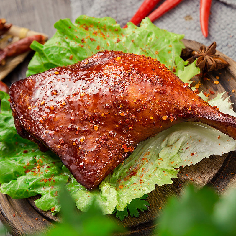 麻辣卤味大鸭腿熟食真空包装2包(热品库)