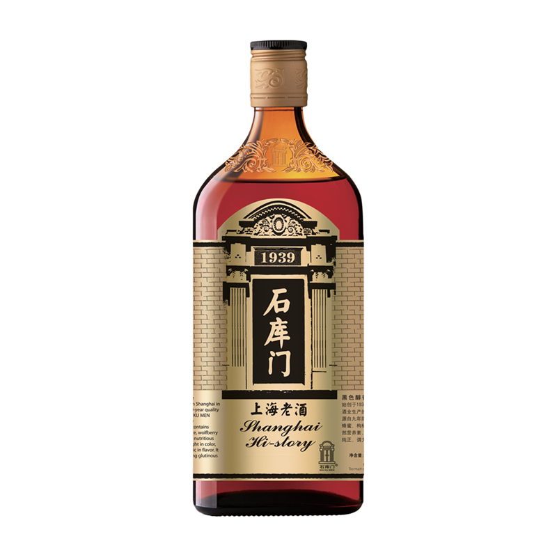 石库门黄酒1939上海老酒加饭黑标350ml单瓶装瓶装传统黄酒