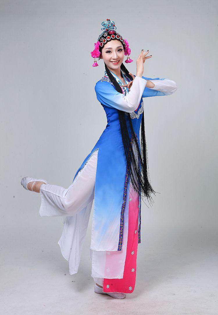 古典舞蹈演出服戏曲服装新款青衣京剧cosplay女装