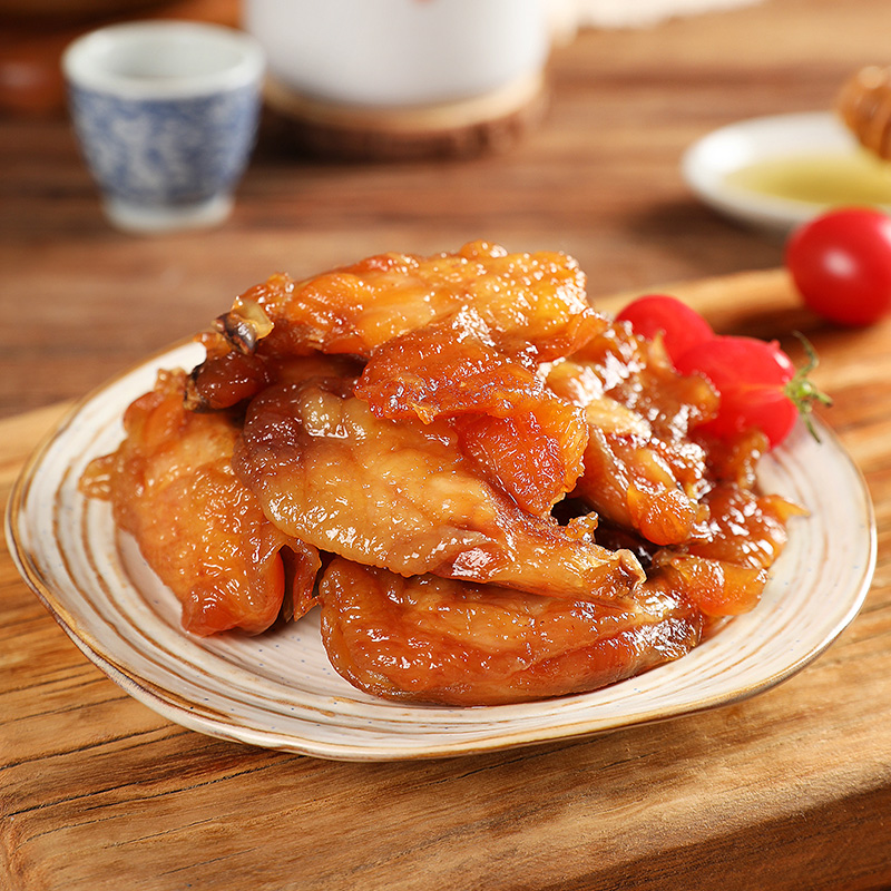 拍3件六扇萌蜜烤鸡伴翅100g3共300g