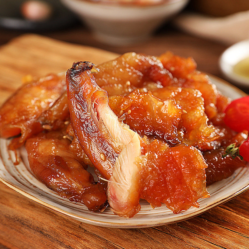 拍3件六扇萌蜜烤鸡伴翅100g3共300g