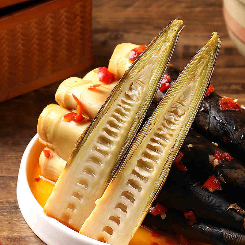 500g网红手剥笋开袋即食泡椒味