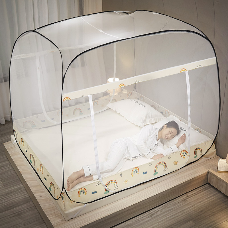 安装蚊帐家用新款春夏夏天卧室儿童防摔学生蚊帐