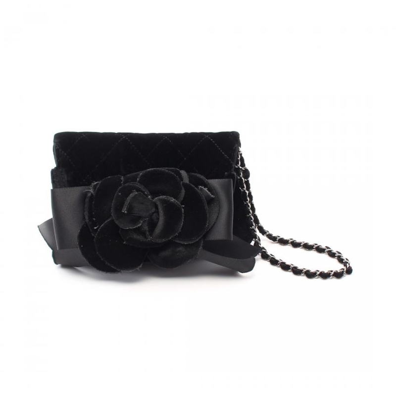 chanel香奈儿新山山茶花菱格链条手提包851830reclo中古通用款女包