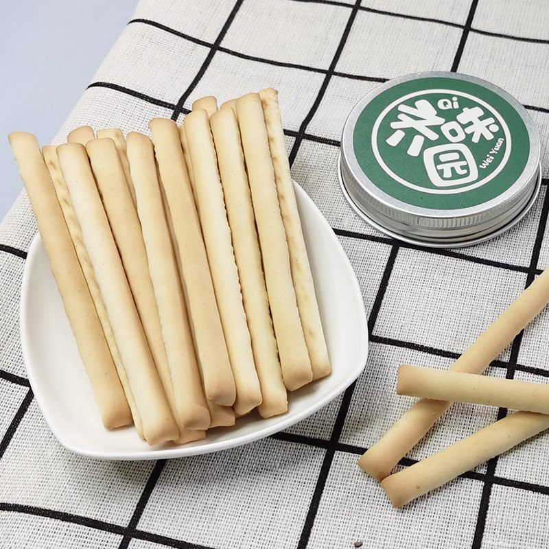 齐味园牛奶味棒条形幼儿儿童休闲新年年春节零食韧性饼干