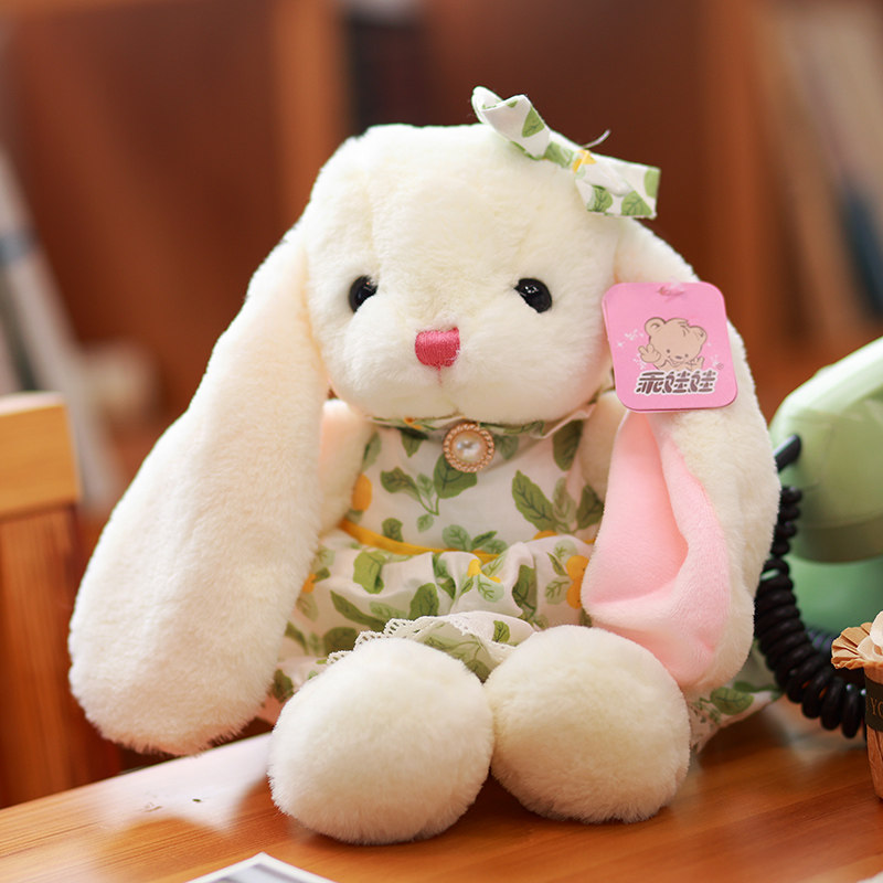 兔子玩偶玩耳兔毛绒长睡公仔女生陪具觉可爱布娃娃儿童节生日礼物