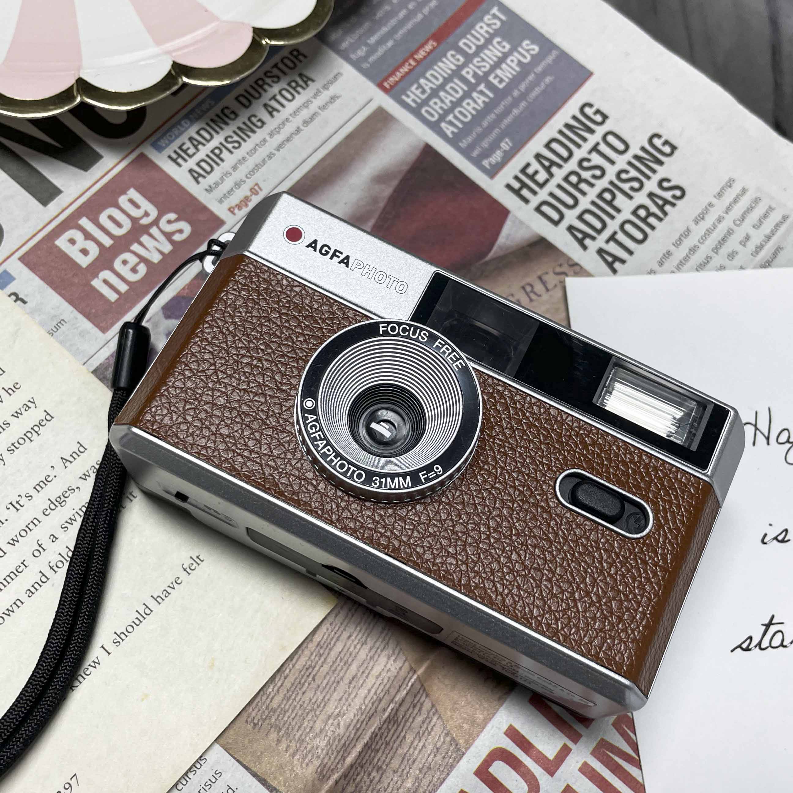 全新德国agfa爱克发傻瓜相机胶卷胶片机一次性学生旁轴相机