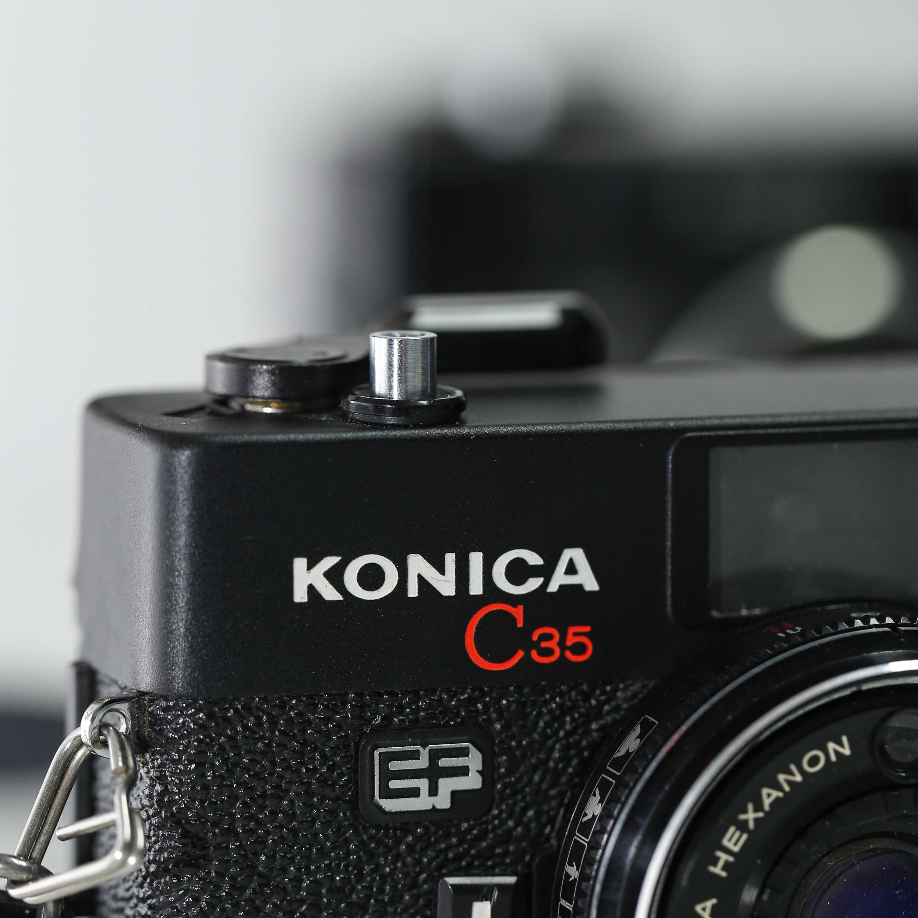 135konica柯尼卡c35ef3efjfdel傻瓜胶片胶卷旁轴相机