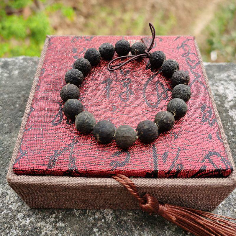 青皮手串柑胎手链天然皮子陈皮小青佛珠