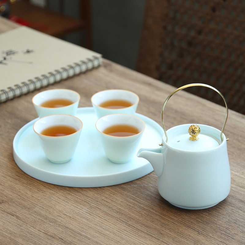 陶瓷泡茶茶杯敬茶改口喜事结婚茶壶茶盘功夫功夫茶具