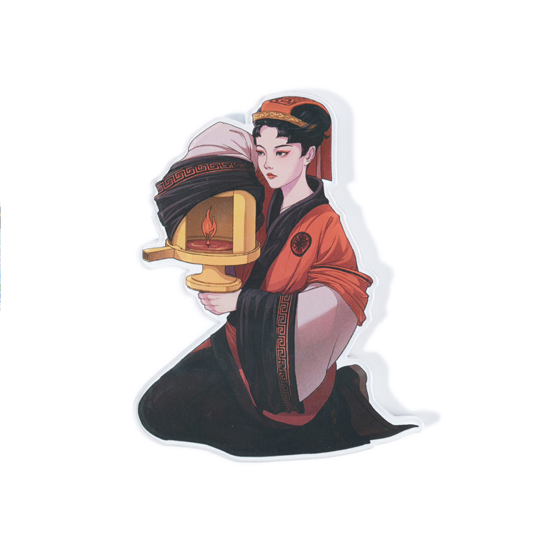 冰箱长信宫灯礼盒套装创意装饰磁力古典少女文创文化创意冰箱贴