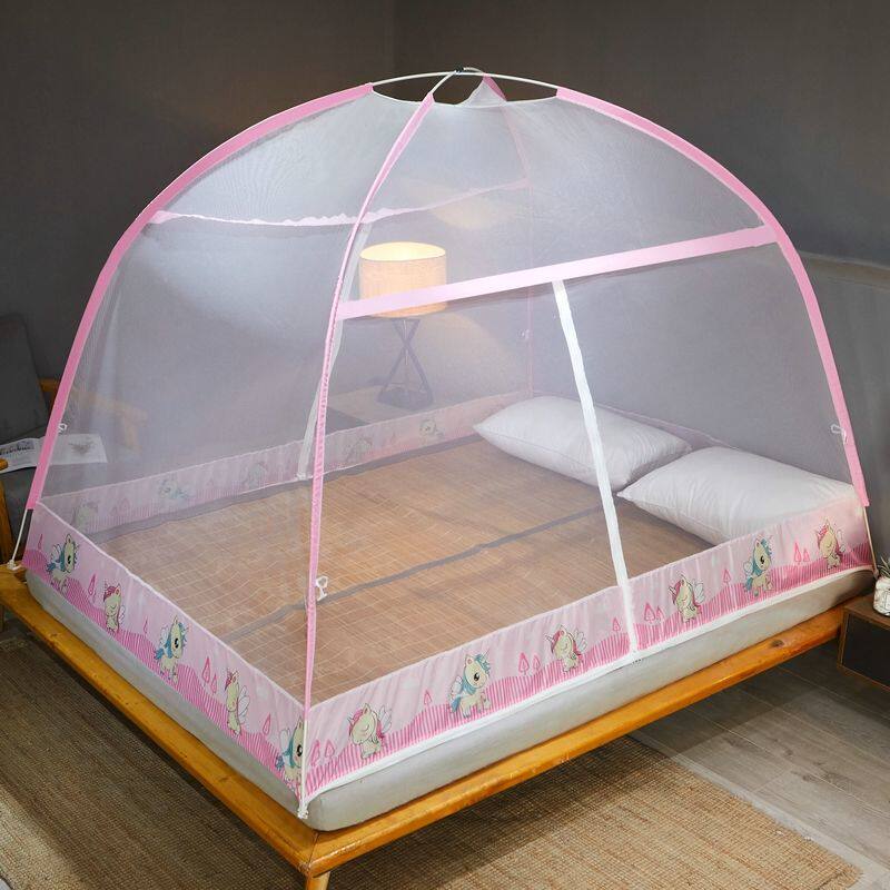 蒙古包蚊帐安装1.5m家用1.8米帐单双人1.0m学生蚊帐