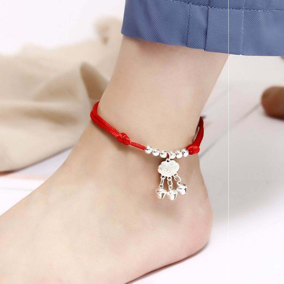 脚链好看看的高端女夏不掉掉色女款夏季仙气脚链