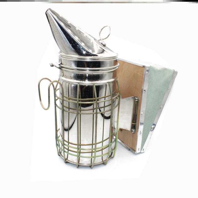 不锈钢蜂具养蜜蜂驱蜂收蜂中x蜂专用工具熏喷烟器养蜂专用喷烟壶