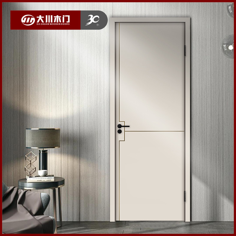 门房大川房间室内门现代简约隔音房门木门家用卧室室内门
