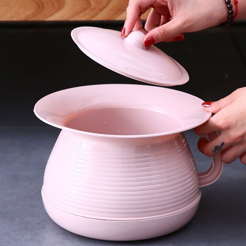 痰盂塑料加厚儿童家用便盆尿壶坐便器男女带盖痰盂