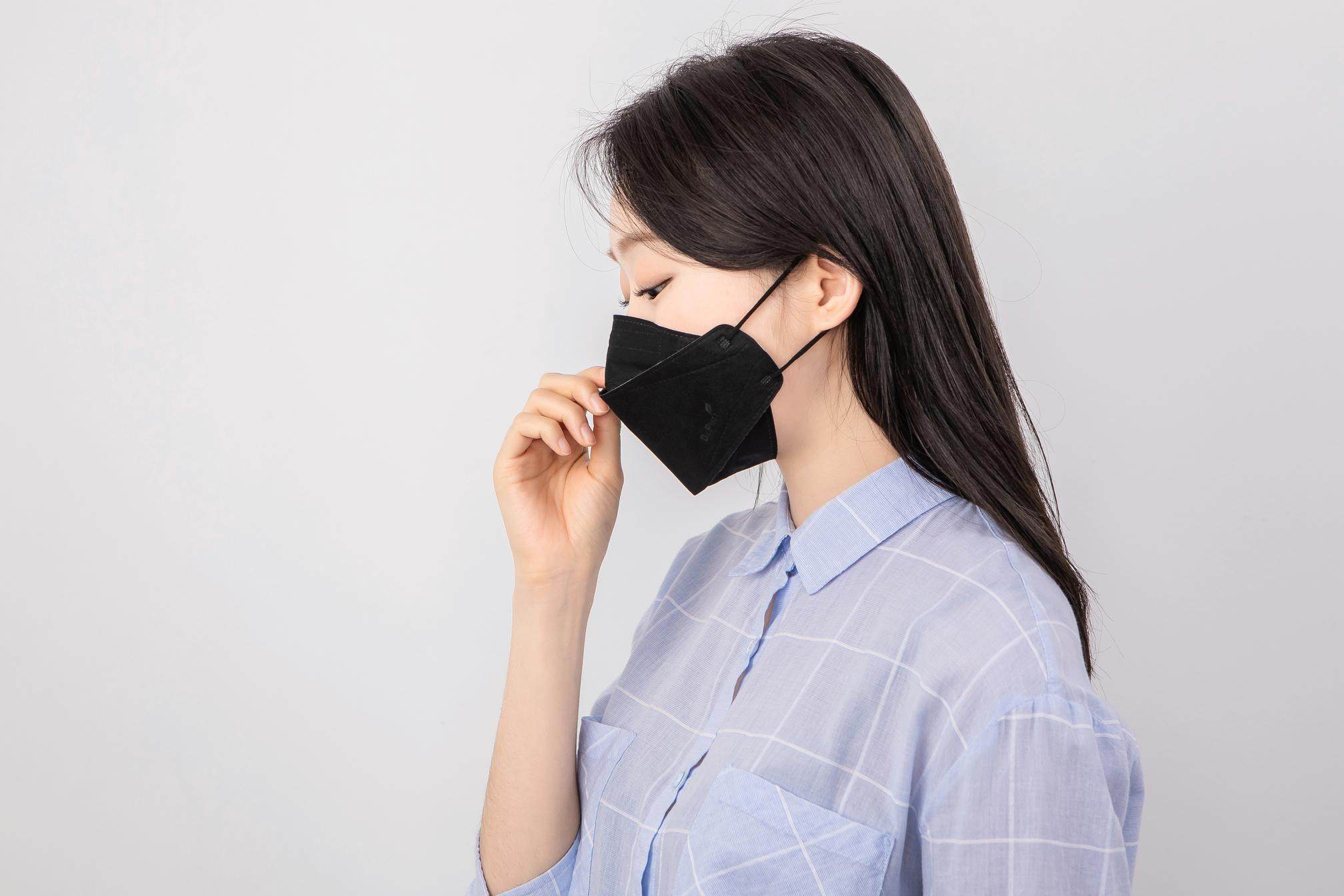 韩国原装进口drpuri黑色kf94口罩 - 淘乐搜