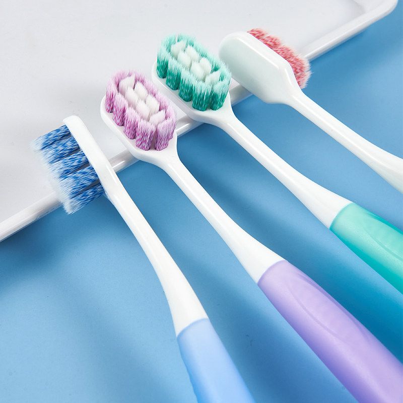 牙刷软毛宽头成人家用男士专用女士情侣可洁牙刷