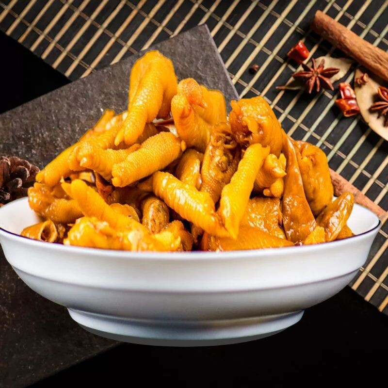 泡椒凤爪网红500g酸辣腌制醋泡盐焗美味即食鸡肉零食