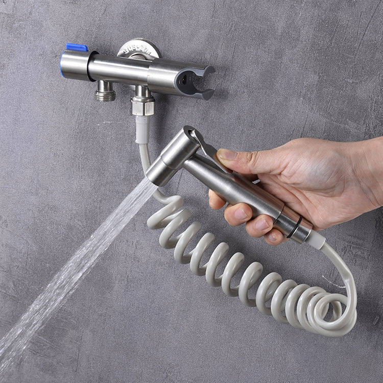 马桶角阀冲洗妇洗水枪卫生间厕所喷头三通伴侣净身妇洗器