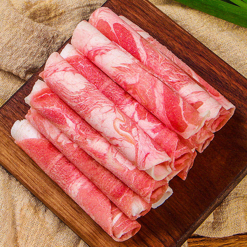 3斤火锅片包盒装套餐配菜食材新鲜烧烤冷冻羊肉卷