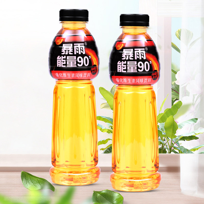 栗子园暴雨能量90维生素功能饮料牛磺酸强化型600ml6瓶