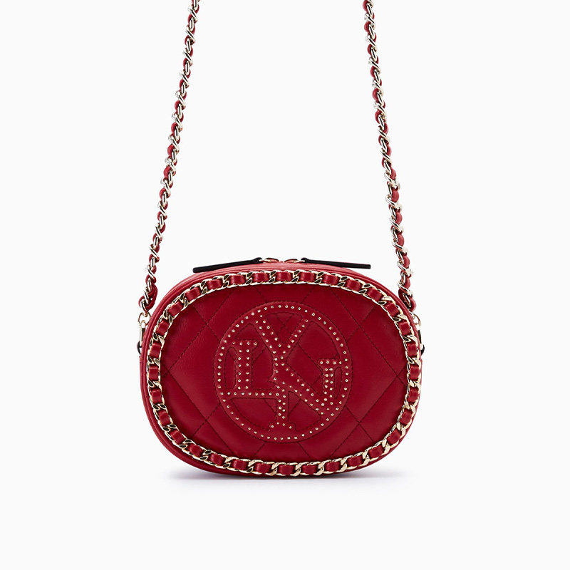 包包女lyn2021爆款小黑包泰国潮流moda链条包时尚简约款斜跨包女