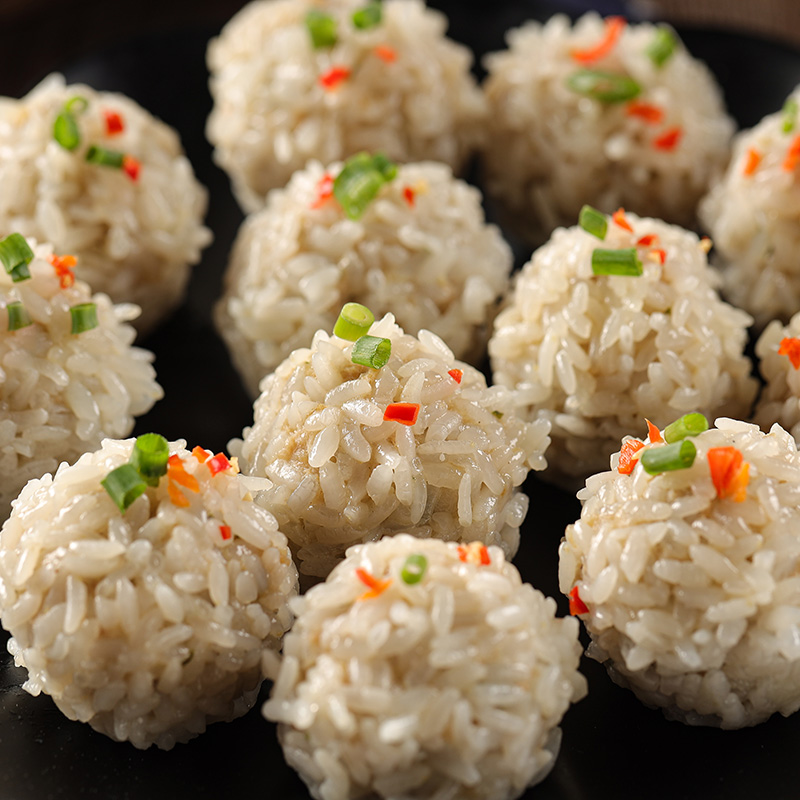 丸子肉丸珍珠藕圆肉圆360g糯米半成品猪肉鸡肉肉丸