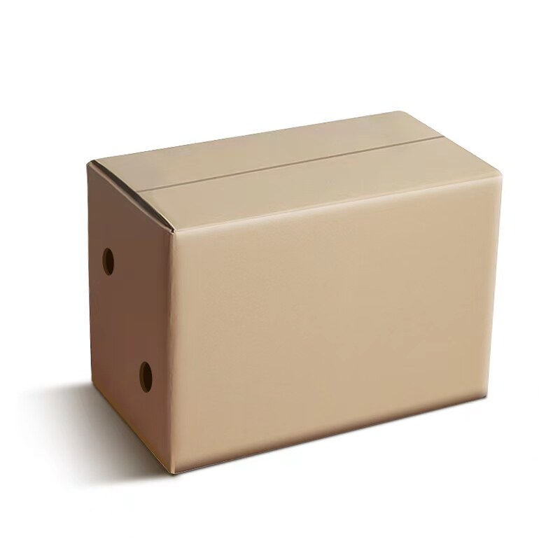 纸箱打孔透气鸟笼运输盆栽蚯蚓水果快递打包纸箱