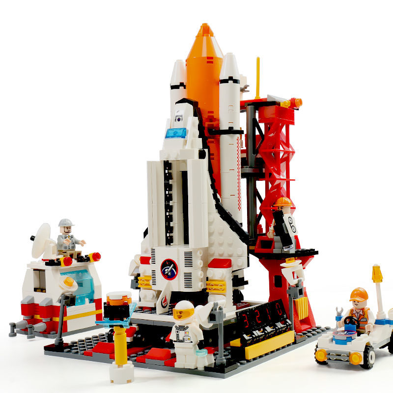 兼容乐高航天飞机模型小积木拼装益智儿童玩具男孩开发智力建构