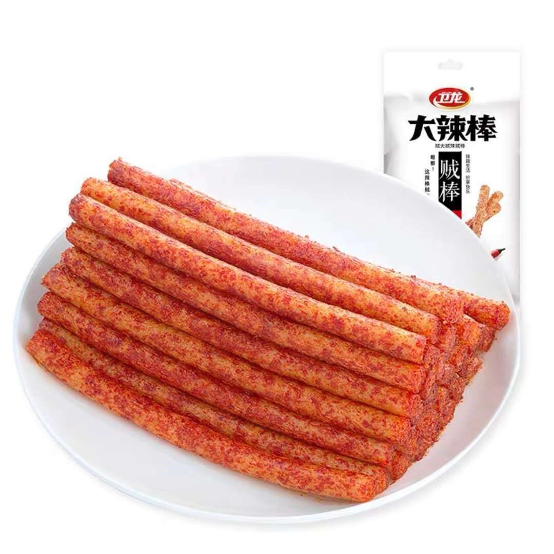 卫龙龙大辣棒78克辣条香辣休闲儿时怀旧零食面筋制品