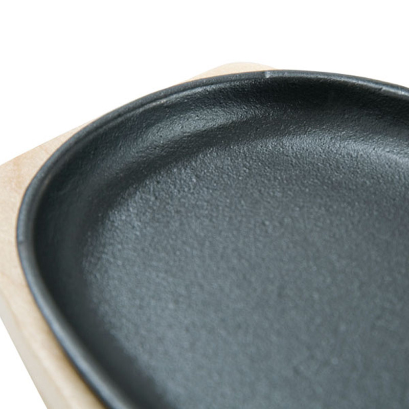 日本nitori宜得利家居日系小铁盘带托铁盘xg995黑色