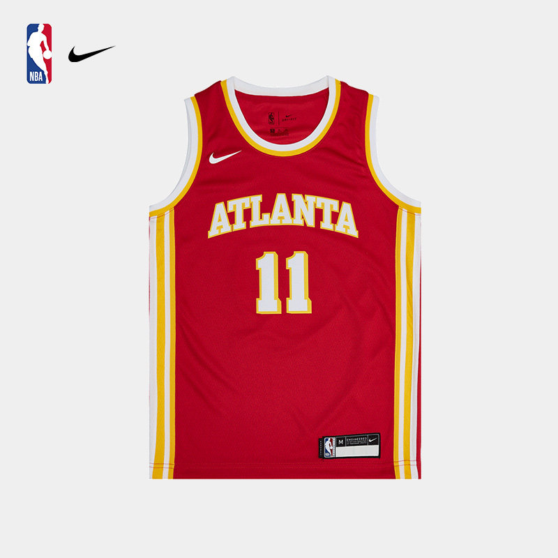 nba老鹰队特雷杨款男女场上运动衣学生球衣篮球篮球服